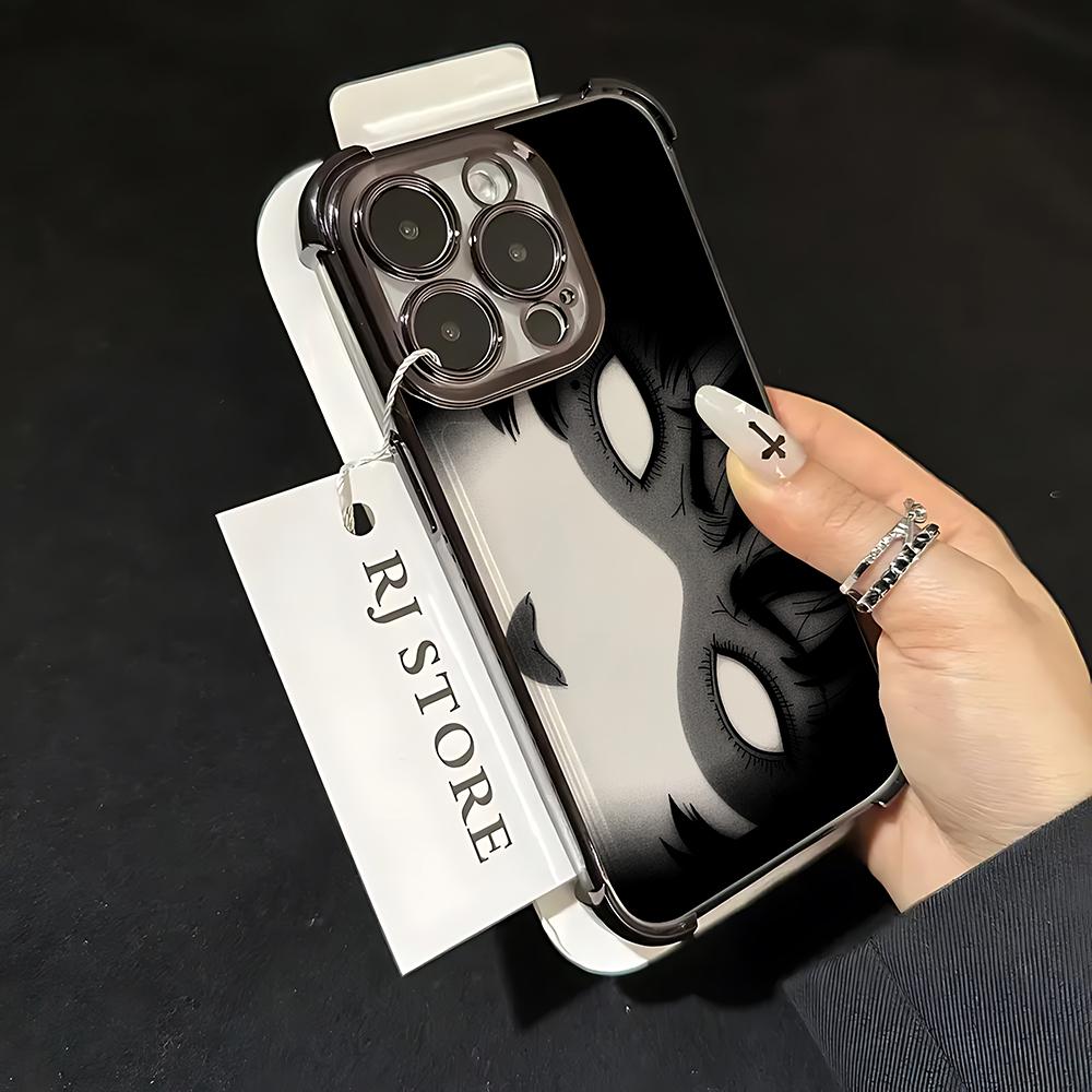 

Junji Ito horror Hot comics Plating Phone Case For Samsung S25 S24 S23 S22 S21 S20 FE Note20 Plus Ultra 4G 5G Anti Fall Airbag Samsung Note20