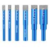 Blue Dry Diamond Drill Bits Set High Hardness Universal Round Shank Tile Hole Saw Tool 7Pcs