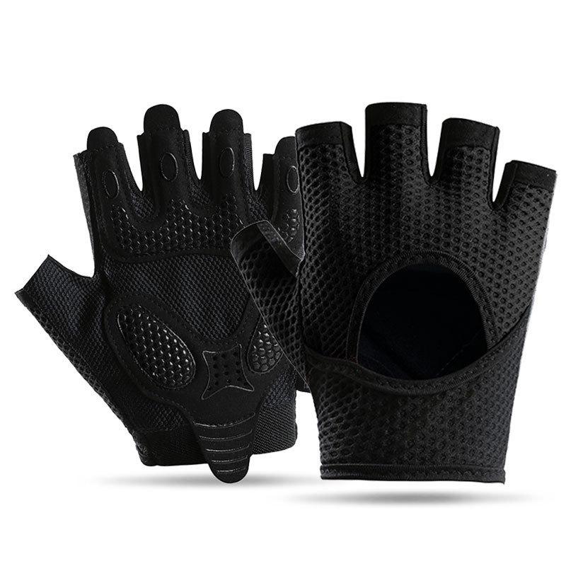 Fitness gloves men and women half finger outdoor sports non-slip and wear-resistant