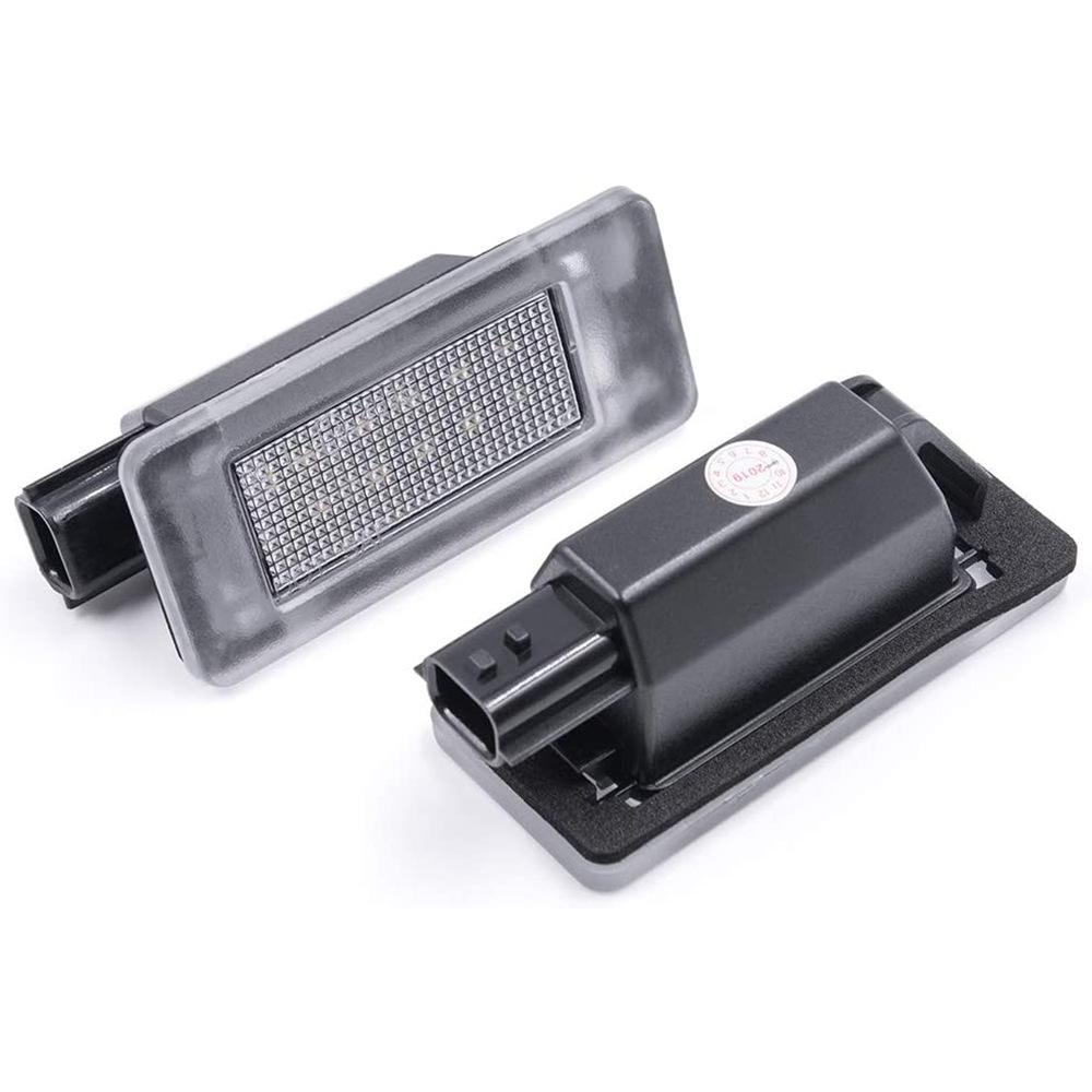 2x 18-LED Black License Plate Lights for Nissan Serena C27 (2016-2019)
