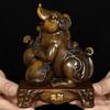 Chinese Zodiac Snake Horse Statue Set - Trio & Hexa Harmony Animal Figurines, Resin Craft for Home Office Feng Shui Decor Gift