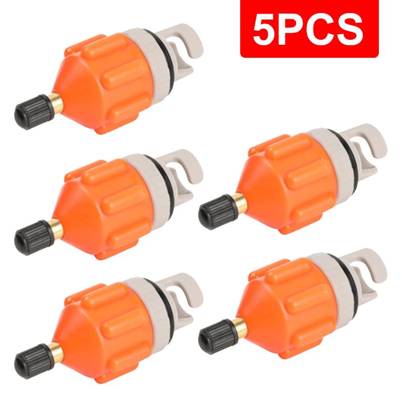2-10pcs Durable Air Valve Adaptor Wear-resistant Rowing Boat Air Valve Adaptor Nylon Kayak Inflatable Pump Adapter for SUP Board