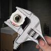 Extra Large Opening Bathroom Plumbing Wrench Faucet Pipe Tubing Hand Tool  Basin Sink Hardware