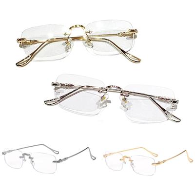 Blue Light Blocking Glasses Unisex Large Frame No Brim Clear View Strong Hinge Transparent Eye Protection Clear Bluelight Glasses Spectacles Eyewear