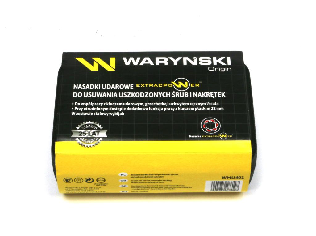 Zestaw Nasadek Udarowych 1/2 Z Uchwytem Kluczowym Do Awaryjnego Odkręcania 11 El Waryński
