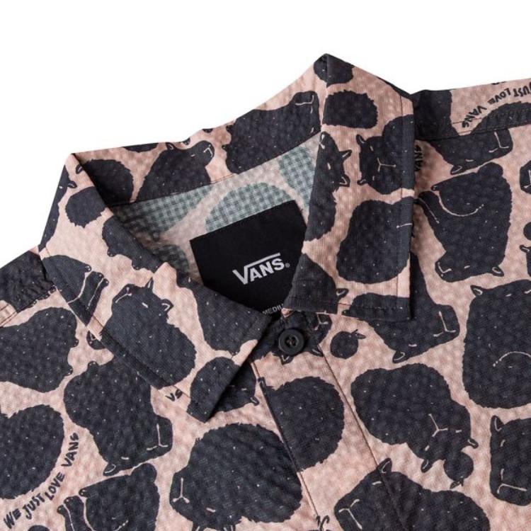 Vans Modisches vielseitiges weiches bequemes kurzärmeliges Hemd Herrenhemden VN000RNNPLC
