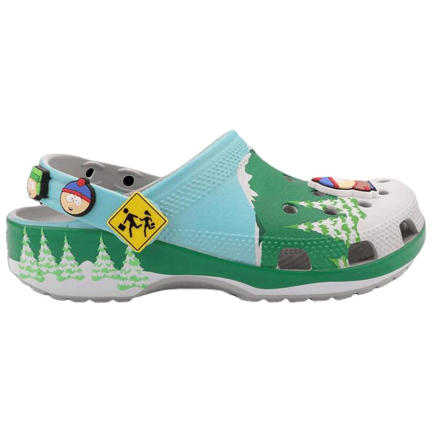 Crocs Klasické dřeváky Pánské Modré/Zelené 211509-90H