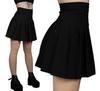 TENNIS SKIRT Pleated Skirt, PRODUCT OF POLAND, Black Goth Cosplay Mini TENNIS SKIRT Pleated Skirt, PRODUCT OF POLAND, Black Goth Cosplay Mini
