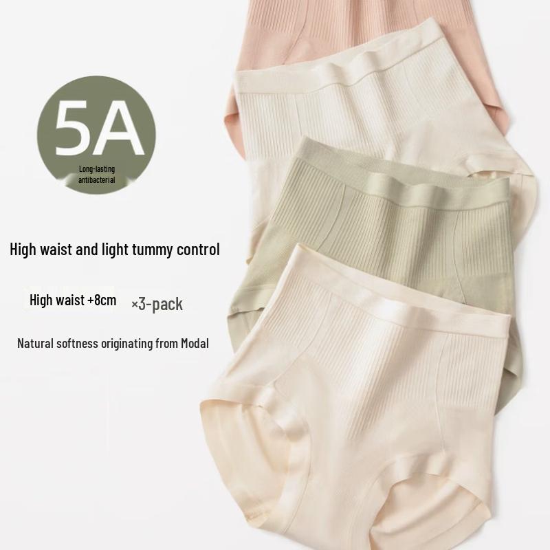 Women s High-Waist Seamless Tummy Control Panties M