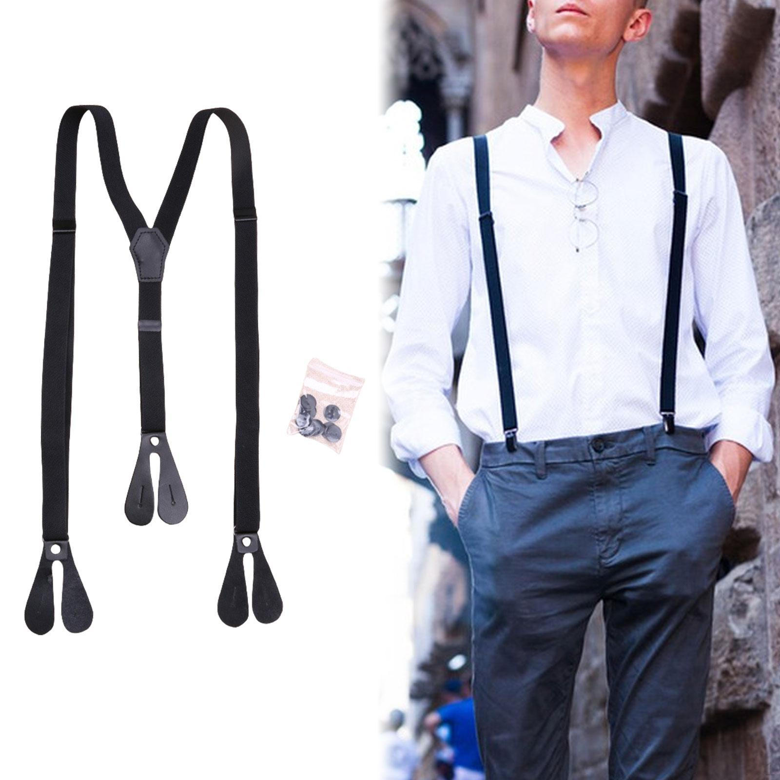 

Мужская мода Y-образные регулируемые подтяжки для брюк свадебные костюмы