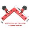 3pcs 90 Degrees L-Shaped Auxiliary Fixture Splicing Board Positioning Panel Fixed Clip Carpenter's Square Ruler Woodworking Tool