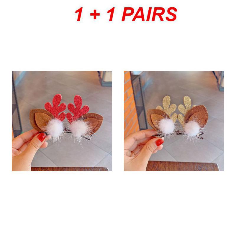 4-1 STÜCKE Bunte Licht Geweih Haarspange Mode Ohren Weihnachten Halloween Haarspange Accessoires Geweih Stirnband Neue Kopfbedeckung