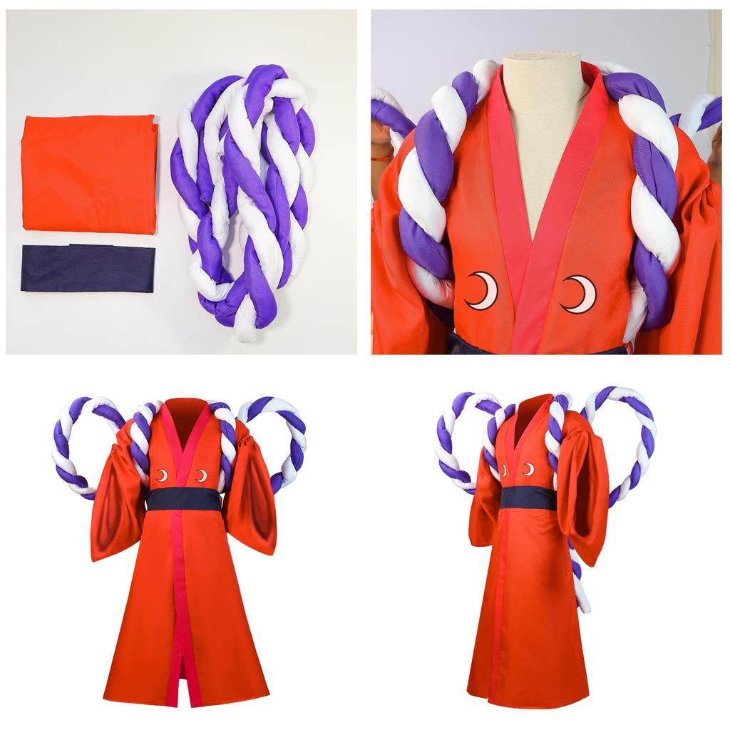 One Piece Cosplay Costume For Kid And Teens Polyester Anime Role Play Halloween Outfit