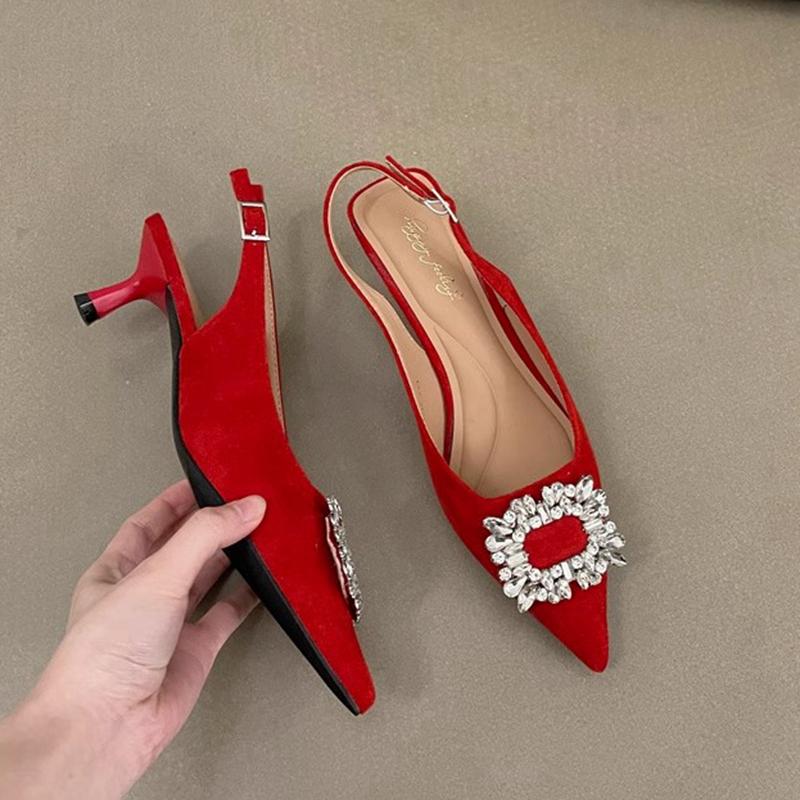 Mode SUOJIALUN 2024 Sommar Nytt Märke Dam Sandal Mode Smalt Band Damer Eleganta Gladiator Sandaler Utomhus Klänning Tofflor Sandal Sko