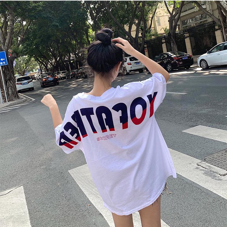 

Летняя женская одежда, белая футболка с коротким рукавом и буквенным принтом, футболка большого размера в стиле Харадзюку, топы Y2K, модные футболки с графическим рисунком, женская уличная одежда