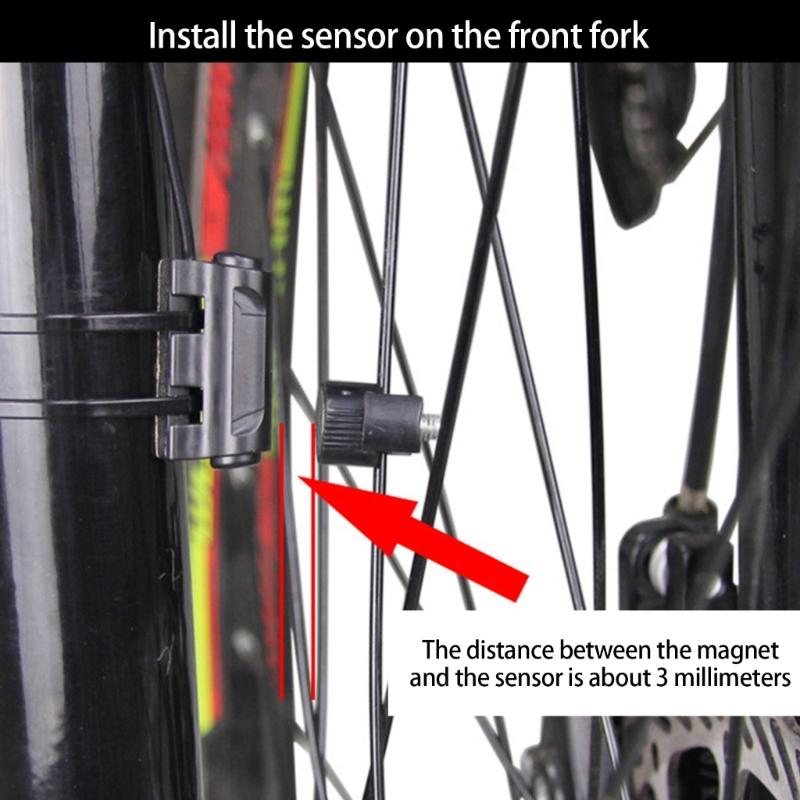 Speed Counter Code Table Bike Ride Speedometers Odometers Cycling Speed Counter for Various Weather Conditions
