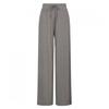 Shop   Women S Ribbed elaStic waiSt Pocket Wide pantS Brown Pic Wpt 20563