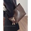 Casual retro tote bag 2 spring new versatile commuter shoulder bag large capacity underarm women's bag retro bag