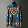 2026 Vintage Casual Fashion Shirt, Men's 3D Printing, Long Sleeved Shirt with Collar Buttons, XS-6XL