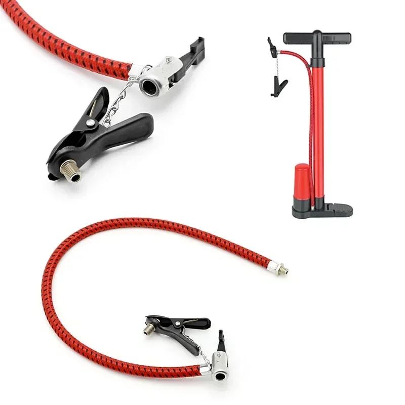 60cm Bicycle Bike Tyre Tire Hand Air Pump Inflator Replacement Hose Tube Rubber Tool for Bicycle Cycling Maintenance Accessories