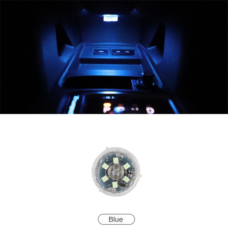 New Universal Car Mini Led Touch Switch Light LED Touch Sensor Book Lights Round Emergency Lamps Car Interior Light Ambient Lamp