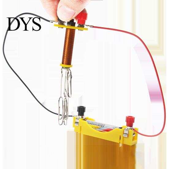 Magnetic Electricity Circuit Electromagnetic Magnet Toy Physical Metal Science Kit Lab Model for Student
