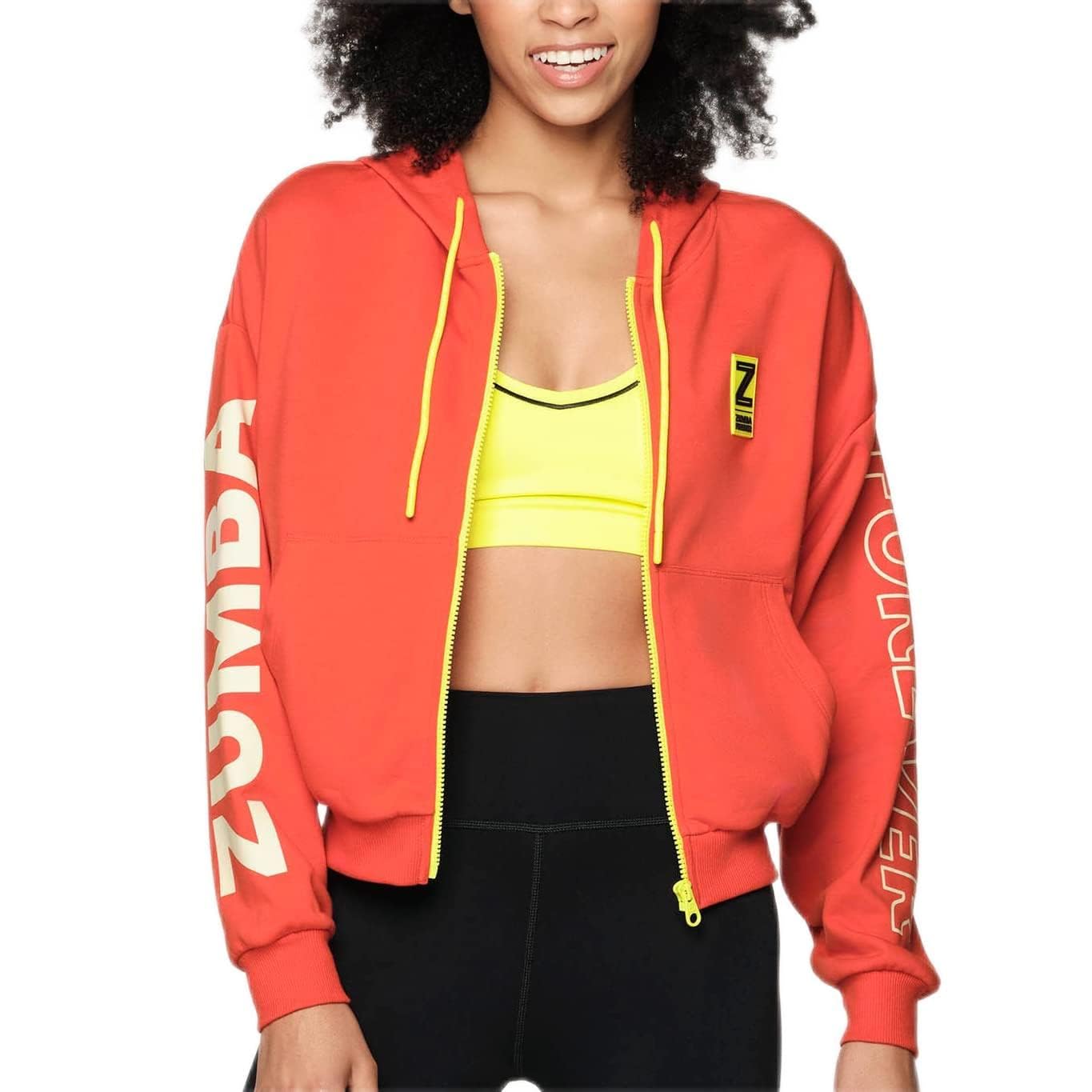 

Zumba Wear Hoodie for Size Z1T000294 Fitness, L, Orange, оранжевый