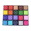 DFsucces Stamp Pad 20 Color Set, Rich Colors, High Color Ink, Seal, Handmade Stamp Pad, DIY, Finger Paint, Notebook, Ink Pad, Can Be Used On Cloth,