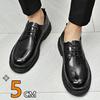 Herren Flach / 5cm Höhenerhöhende Lederschuhe Formelle Aufzugschuhe Mann Lift Business Hochzeit Oxfords Rindsleder Hohe Schuhe