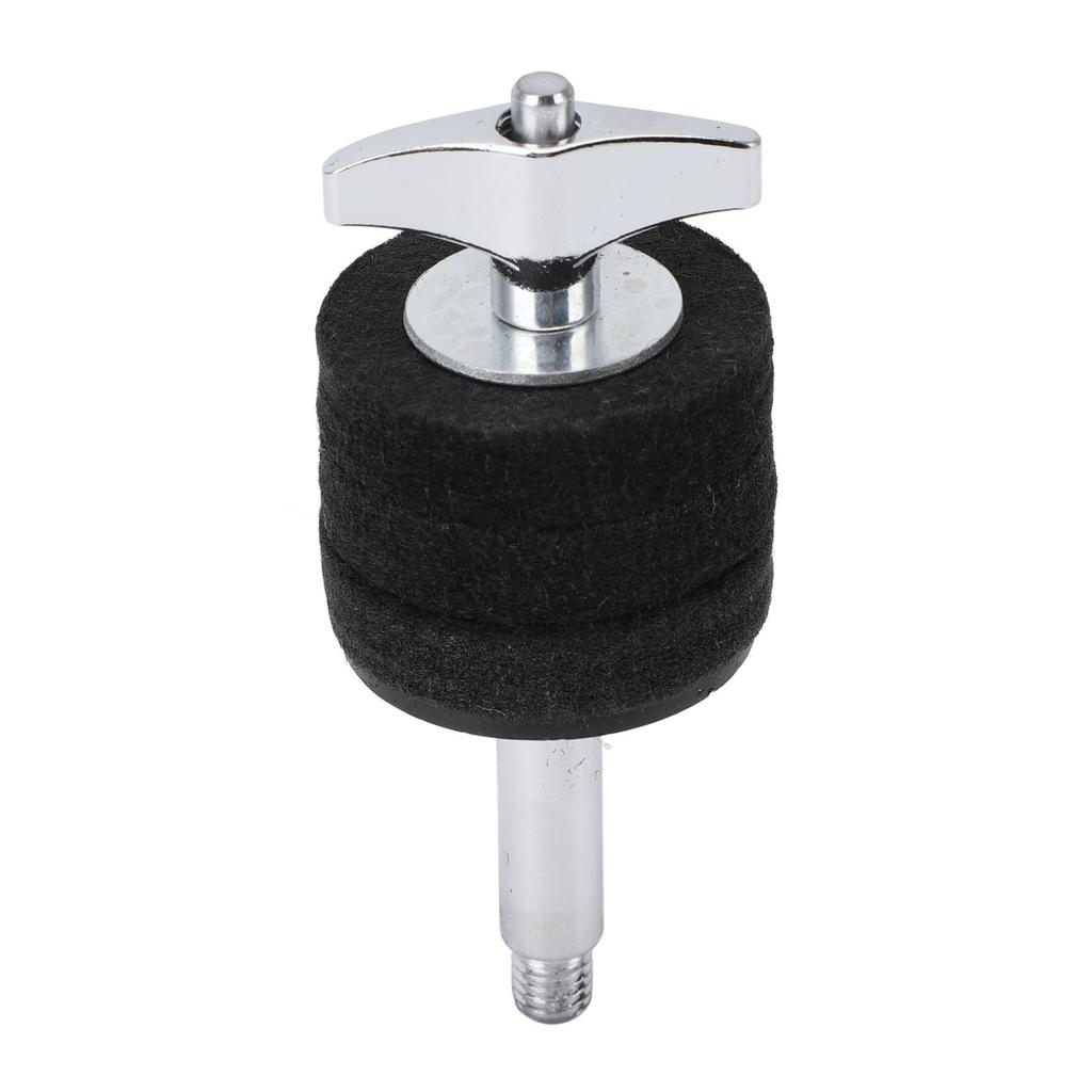 Cymbal Stacker Aluminum Alloy Felt Water Cymbal Stand Stacker Attachment for Drum Set Black