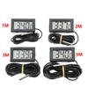 Mini LCD digital thermometer used for freezer temperature - 50-110℃ refrigerator thermometer indoor and outdoor waterproof probe