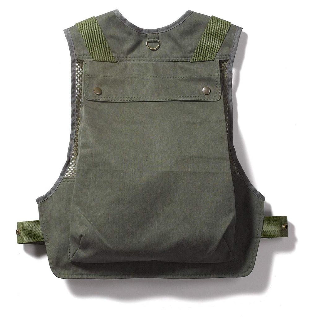 Foxfire 6210151 Chest Strap Free Size Fishing/Camping Vest, Olive,