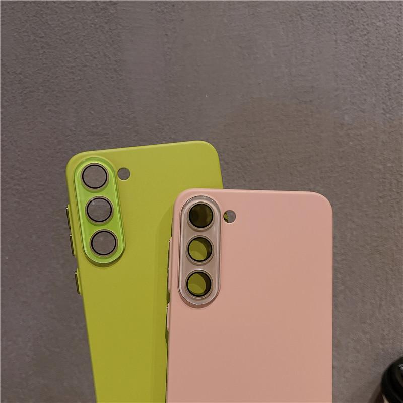 For Samsung Galaxy S24 S23 S22 Plus Ultra Full Cover Durable Anti-fingerprint Hard PC Case With Lens Film Anti-Drop Protector Back Shell