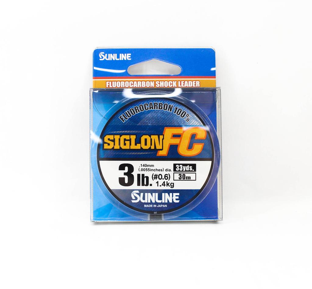 Sunline Fluorocarbon Leader Siglon FC 100% 30m 3lb Diameter 0.14mm (8128)