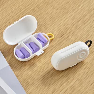 Mini Pill Multipurpose Box Durable Construction Portable Tablet Medicine Organizer Earplugs