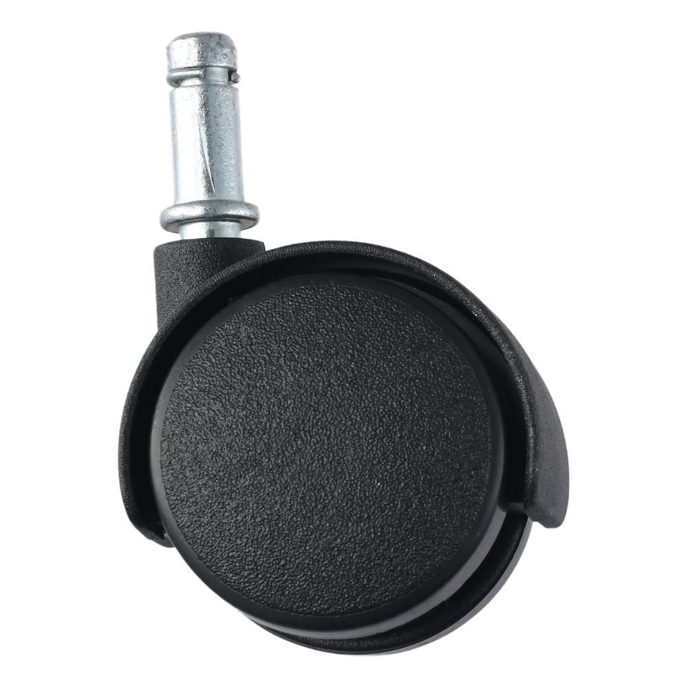 Durable Nylon Insert Rod 360 Degree Universal Caster PP Iron 1.5 Inch Swivel Casters Silver Black Furniture Pulley Worker