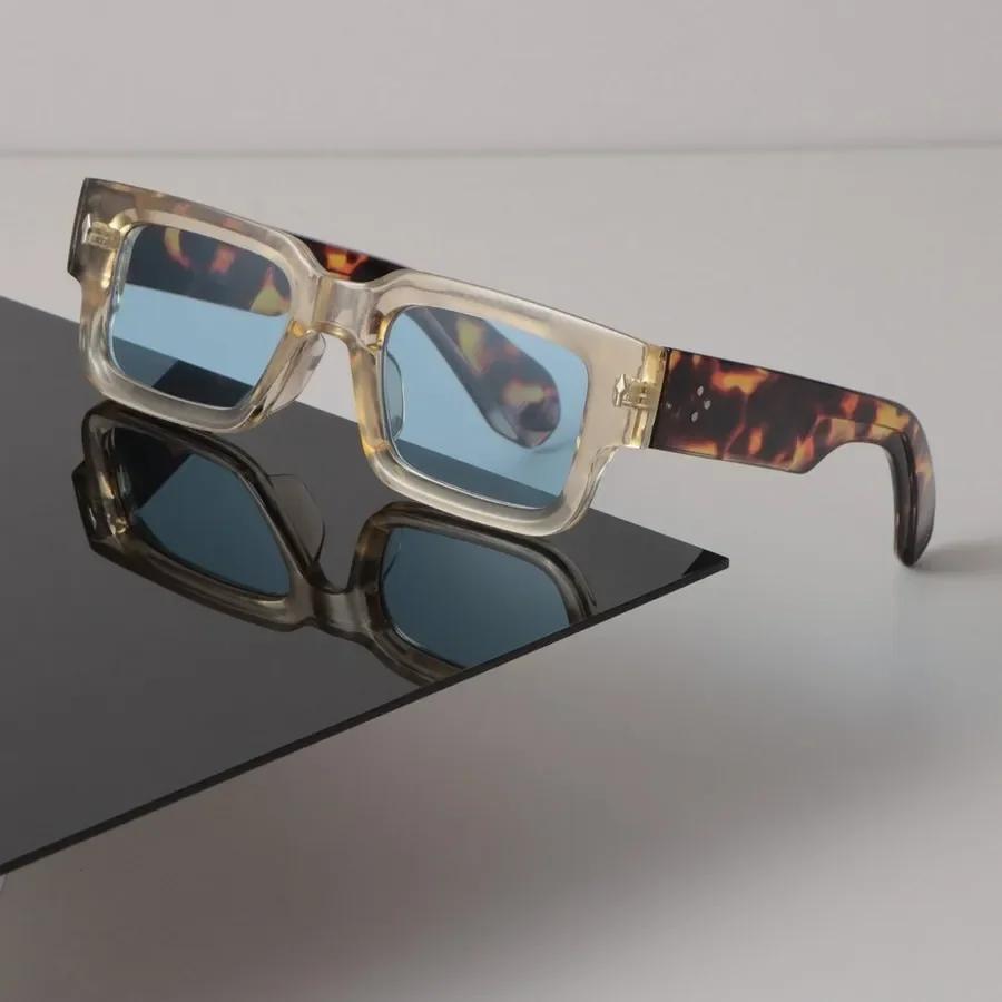 Designer Square Sunglasses Women Men Vintage Candy Color Sun Glasses Fashion Personality Eyewear Mirror Stylish Brand