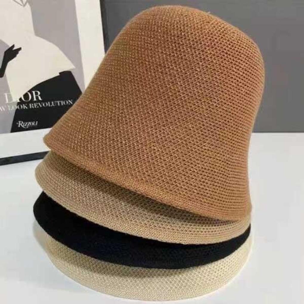 Oversized Summer Straw Bucket Hat for Women SLT-DS33