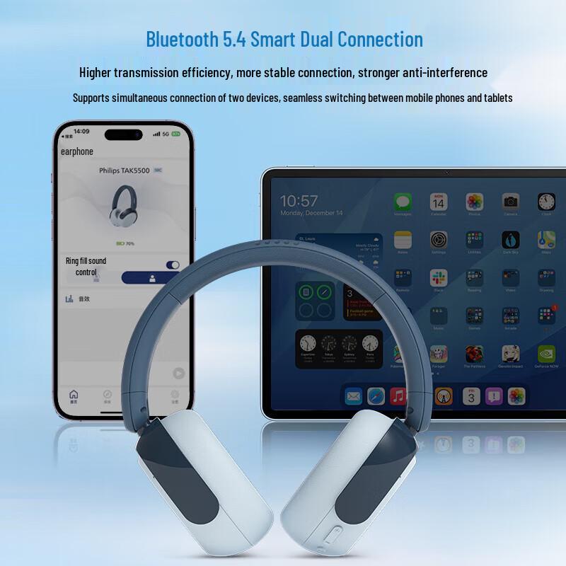 Philips TAK5500AL Kids Wireless Bluetooth Over-Ear Learning Headset