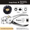 Labor-saving Eyelet Hole Punch Pliers Kit  for Bookbinding, Leather & Fabric