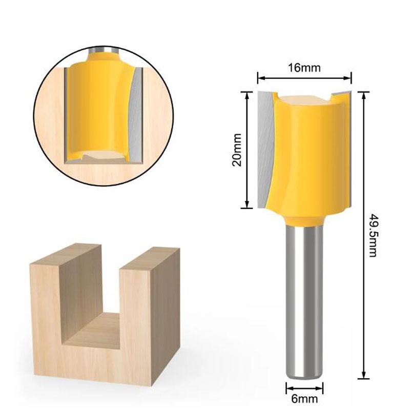 6mm Shank Woodworking Milling Cutter Trimming Machine Router Bit Bakelite Milling Engraving Machine for Woodwork Power Tools