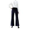 Pantaloni Casual da Donna a Vita Alta Micro-corti con Collage di Canarino