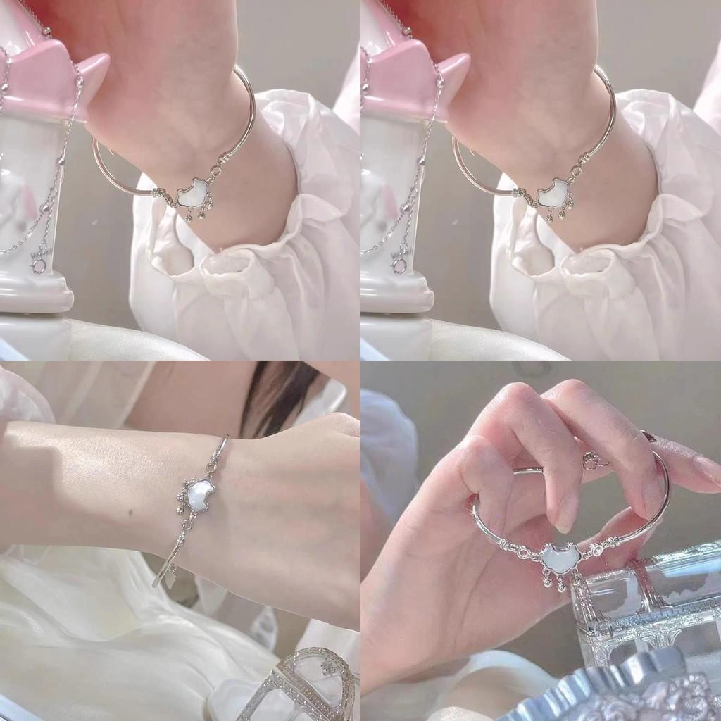 Modern Bracelet Lock For Women Geometric Design Personalized National Jewelry Style