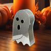 Halloween Ghost Decorations Halloween Acrylic Mirror Disco Ghost Decor Reflective Figurines For Holiday Indoor Kitchen Bar
