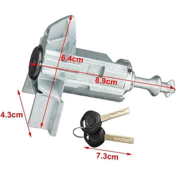 Proplip serrure + barillet porte avant gauche compatible avec bmw x5 e53 51217035421 + clés