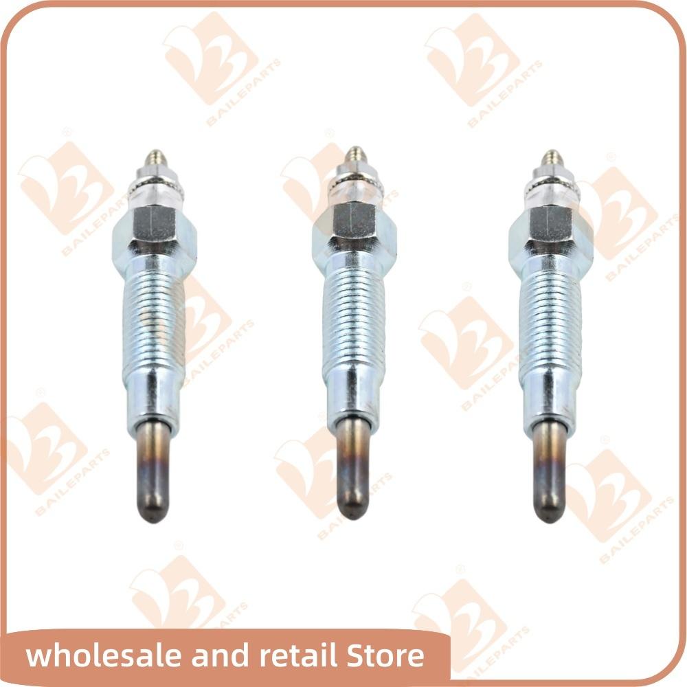 3PCS 1569465510 Glow Plug For Kubota D600 D750 D850 D950 B1750D B2150DT B7100 B7200D B8200D Engine 15694-65512 15261-65510