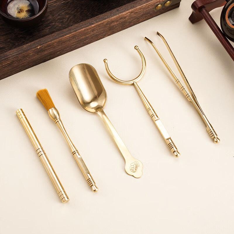 

GOWKE Pure Brass Tea Ceremony Tool Set