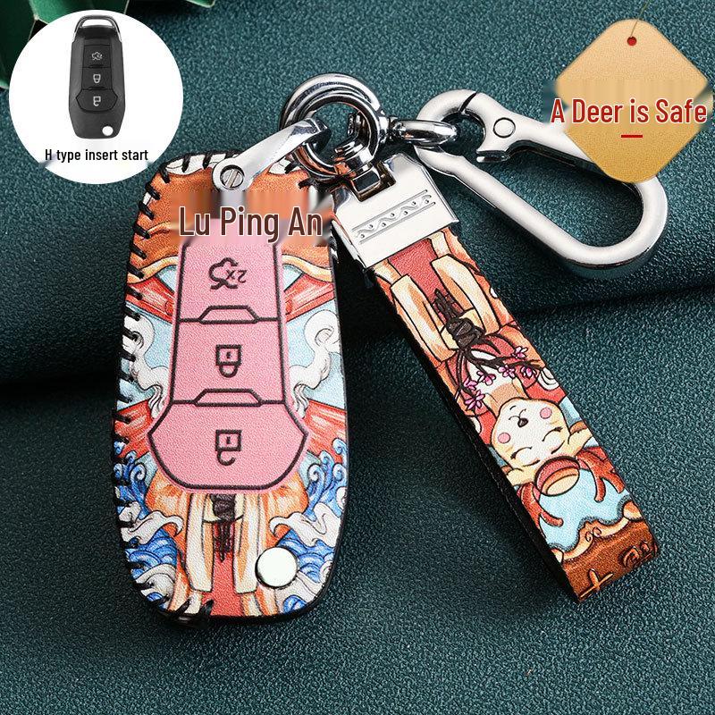 Ford Key Cover for Fiesta, Focus, Kuga, Ecosport, Edge, Mondeo