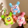 Funny Sausage Mouth Hair Ball Keychains Plush Doll Pendant Key Ring Charms Backpack Car Decor Bag Pendant Accessories