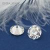 GIGAJEWE GRA Zertifizierter Weißer D-Farbe VVS1 Loser Moissanit Stein Runder Brillantschliff Synthetische Edelsteine 0,8 ct - 30 ct für Schmuckherstellung
